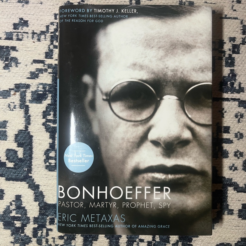 Bonhoeffer Book by Eric Metaxas